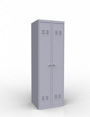 Шкаф металлический для одежды двухсекционный ШР-22 L600 фото