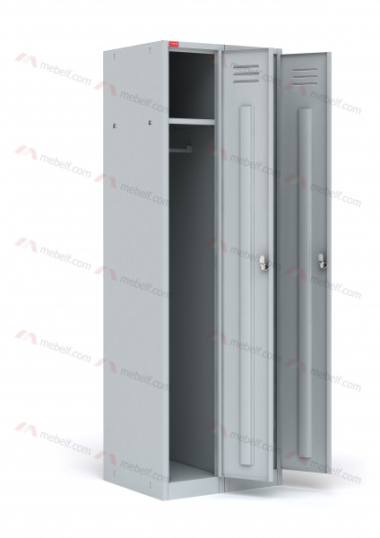 Шкаф металлический для одежды двухсекционный ШРМ-22М/600 фото. Фото N2