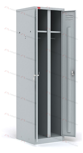Шкаф металлический для одежды двухсекционный ШРМ-22/600 фото. Фото N2