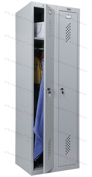 Шкаф для раздевалок ПРАКТИК усиленный ML 21-60 (ML-11-30 + ML-01-30) фото. Фото N5