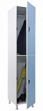 Шкаф для раздевалок WL 12-40 EL голубой/белый фото